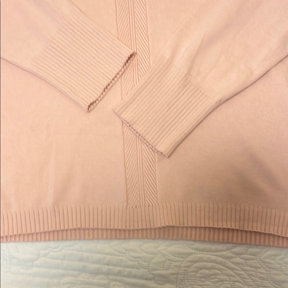Talbots Pink Crew Neck Sweater Soft Knit - Picture 5 of 6